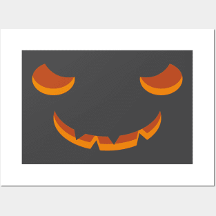 Pumpkin face. Posters and Art